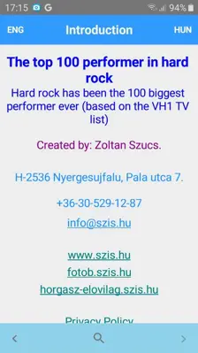 Hard Rock Top 100 android App screenshot 7